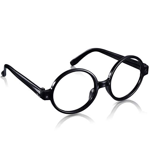 Harry Potter Round Frame Unisex Glasses (Black) 1pcs