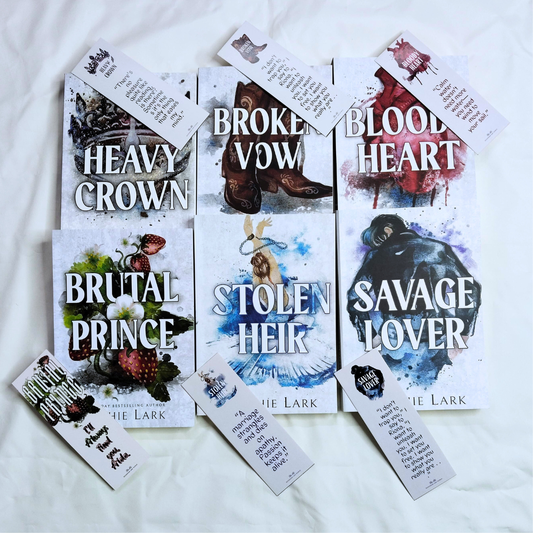 Brutal Birthright Series (Brutal Prince,  Stolen Heir, Savage Lover, Bloody Heart,  Broken Vow, Heavy Crown) by Sophie Lark