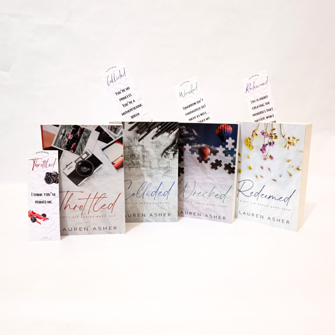 Dirty Air Series Bestseller Combo ( Collided + Redeemed + Throttled + Wrecked ) by Lauren Asher