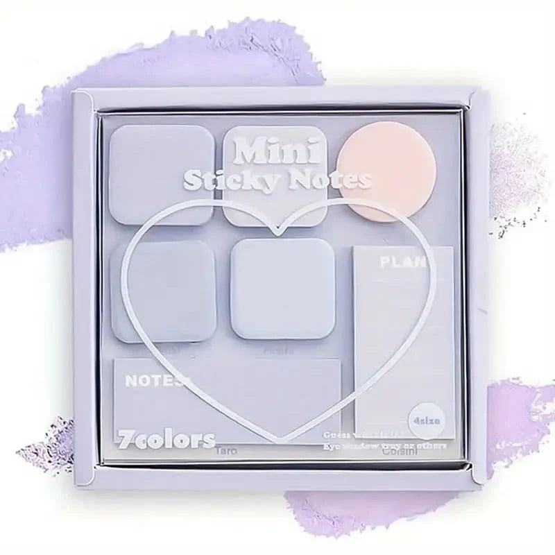 Pastel dreamy sticky notes box I To do list planner notes I 210 Sticky Notes Sheets