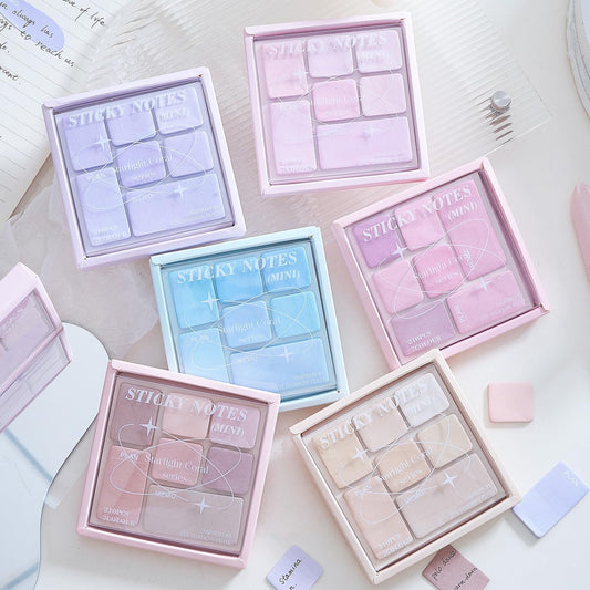 Pastel dreamy sticky notes box I To do list planner notes I 210 Sticky Notes Sheets