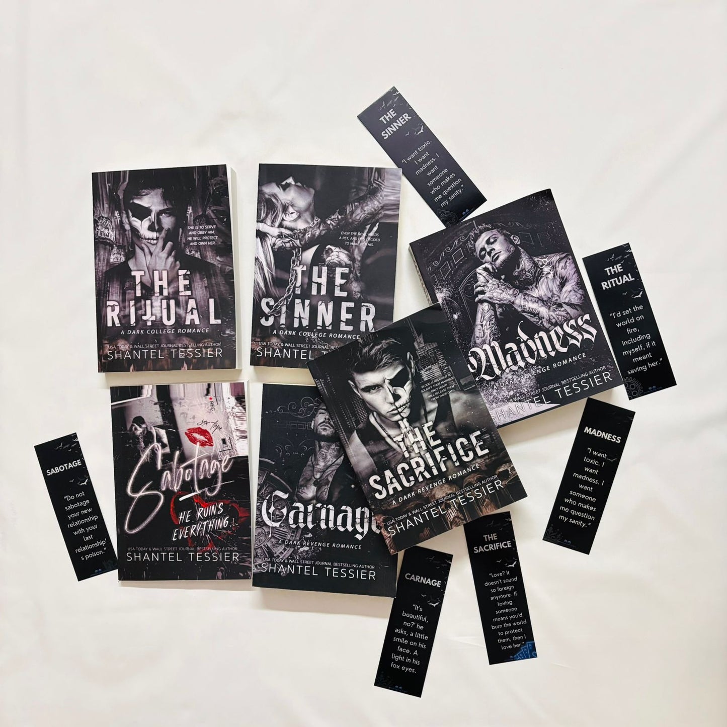 LORDS Series (The Ritual, The Sinner, The Sacrifice, Sabotage, Carnage, Madness) by Shantel Tessier