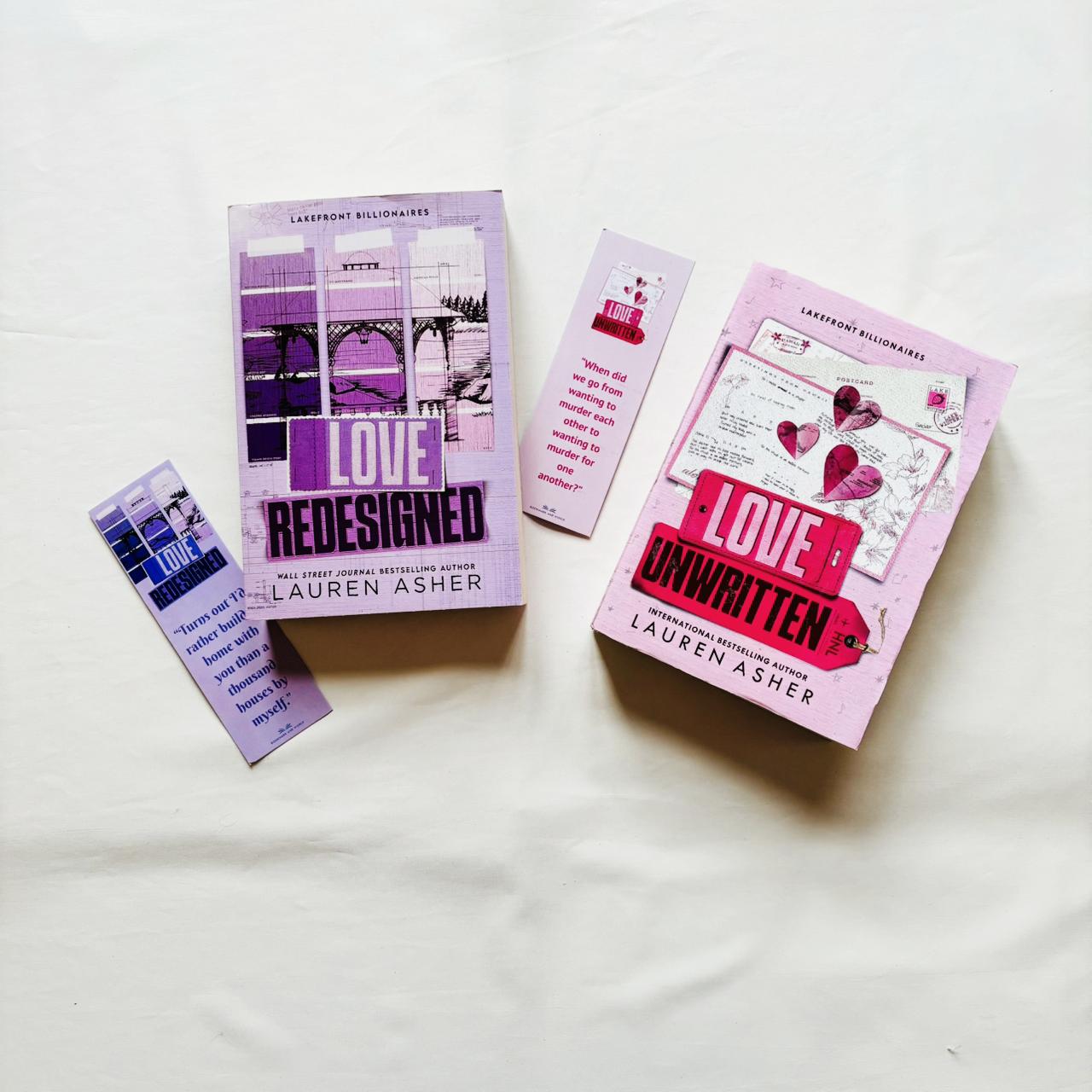 Lakefront Billionaires Series (Love Redesigned, Love Unwritten) by Lauren Asher