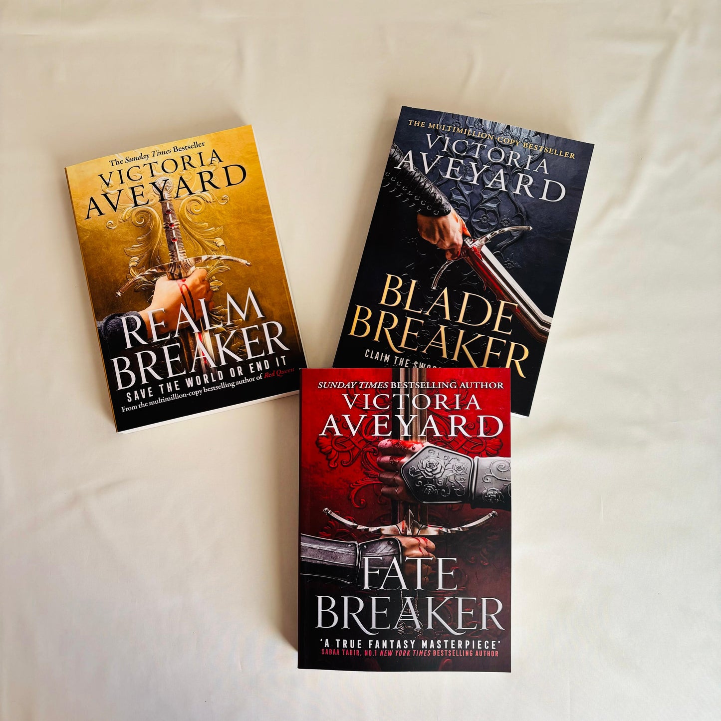 Realm Breaker Series ( Realm Breaker, Blade Breaker, Fate Breaker) by Victoria Aveyard
