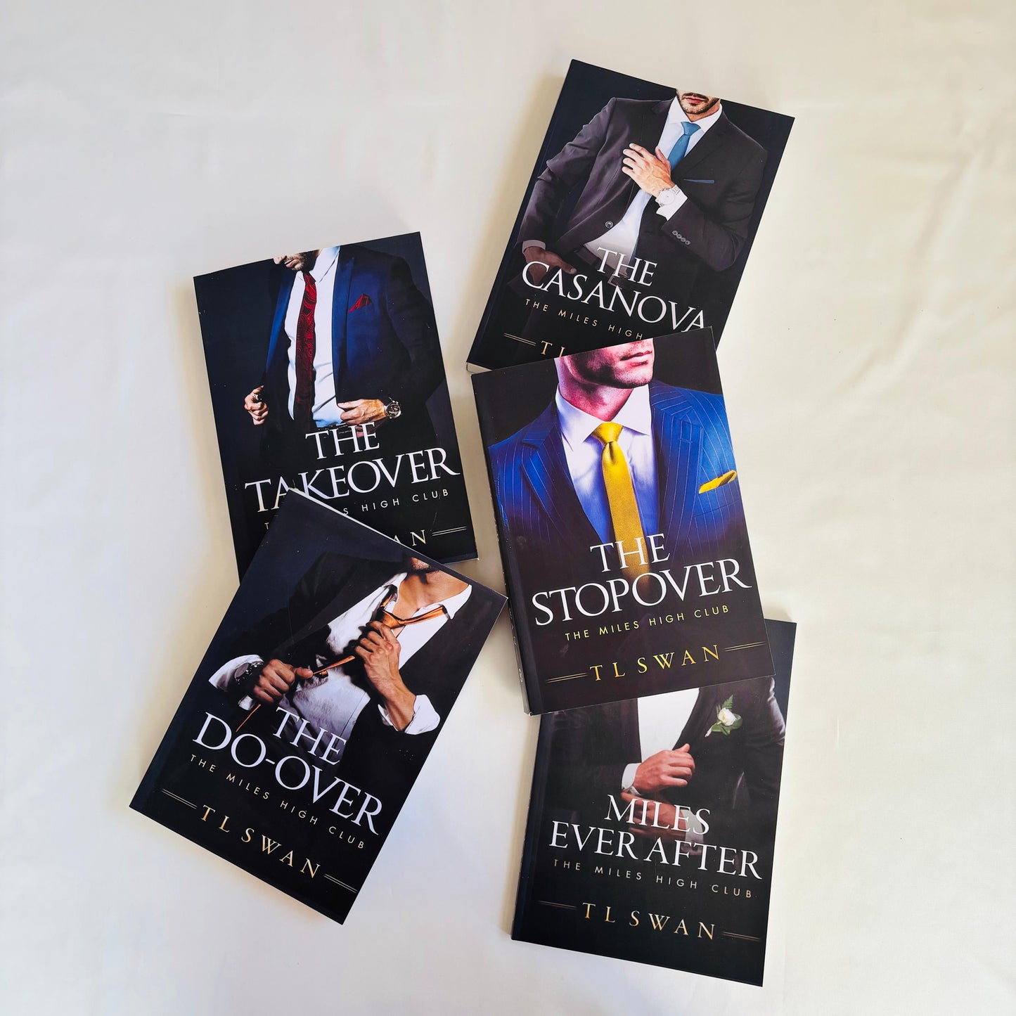 Miles High Club Series (The Stopover, The Takeover, The Casanova,  The Do-Over,  Miles Ever After) by T.L. Swan