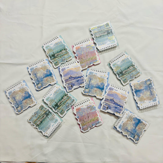 Pastel Dreams Diary Top Open A7 Size