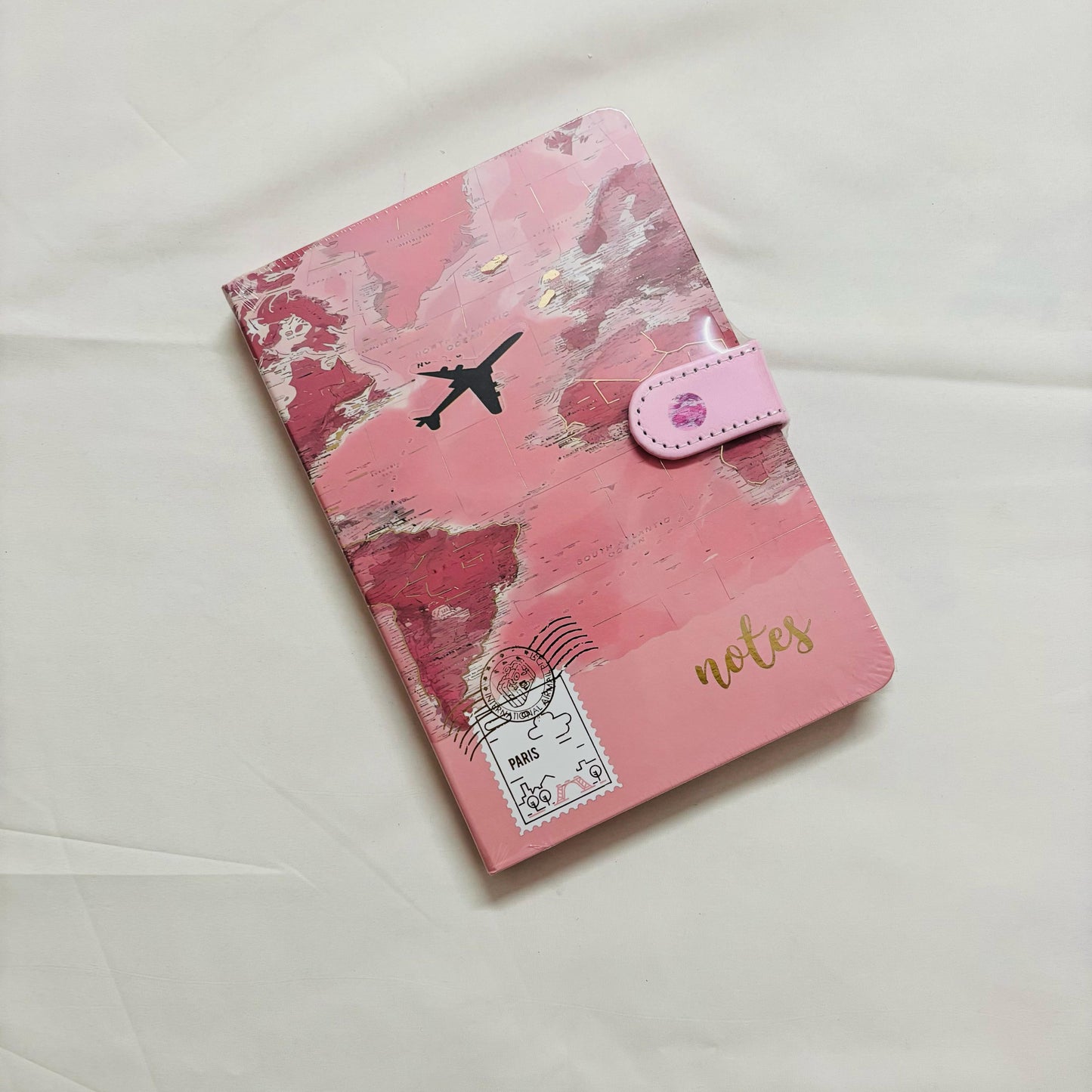 World Map theme Based Journal (Aesthetic Vibes) A5 Size