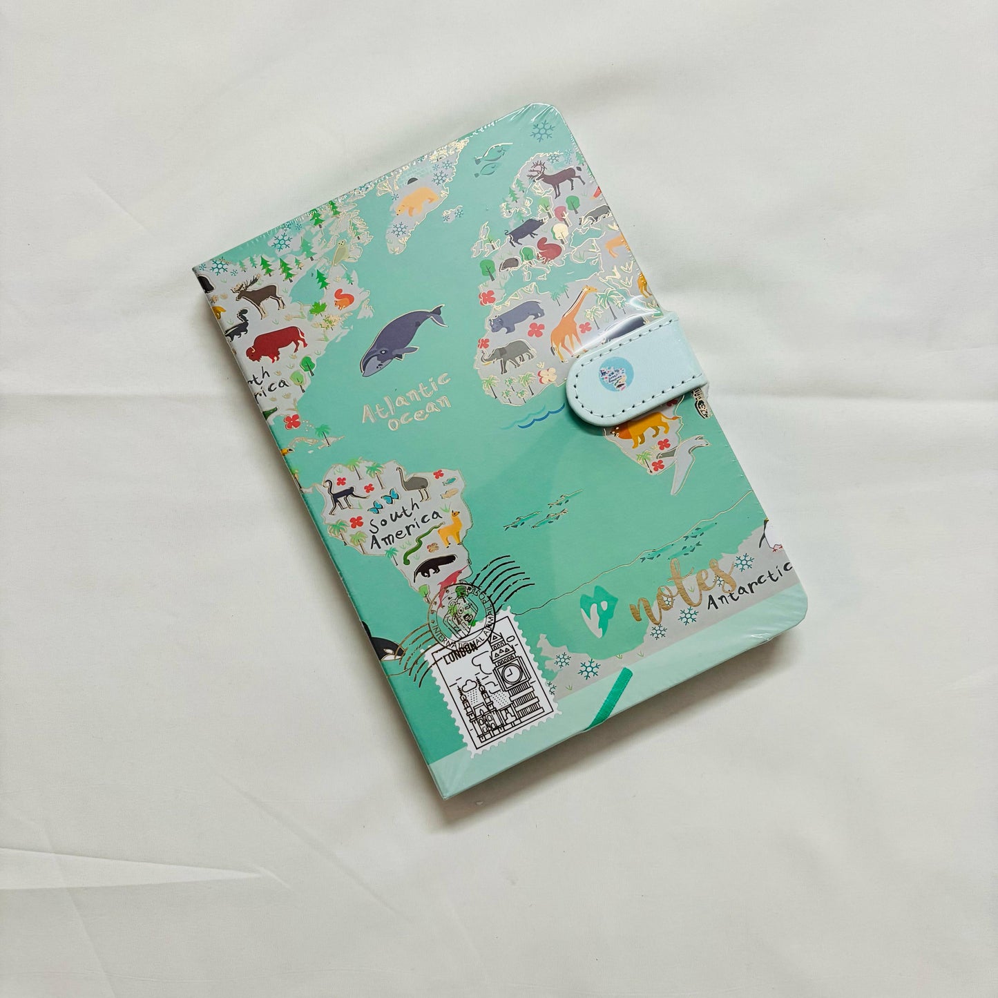 World Map theme Based Journal (Aesthetic Vibes) A5 Size