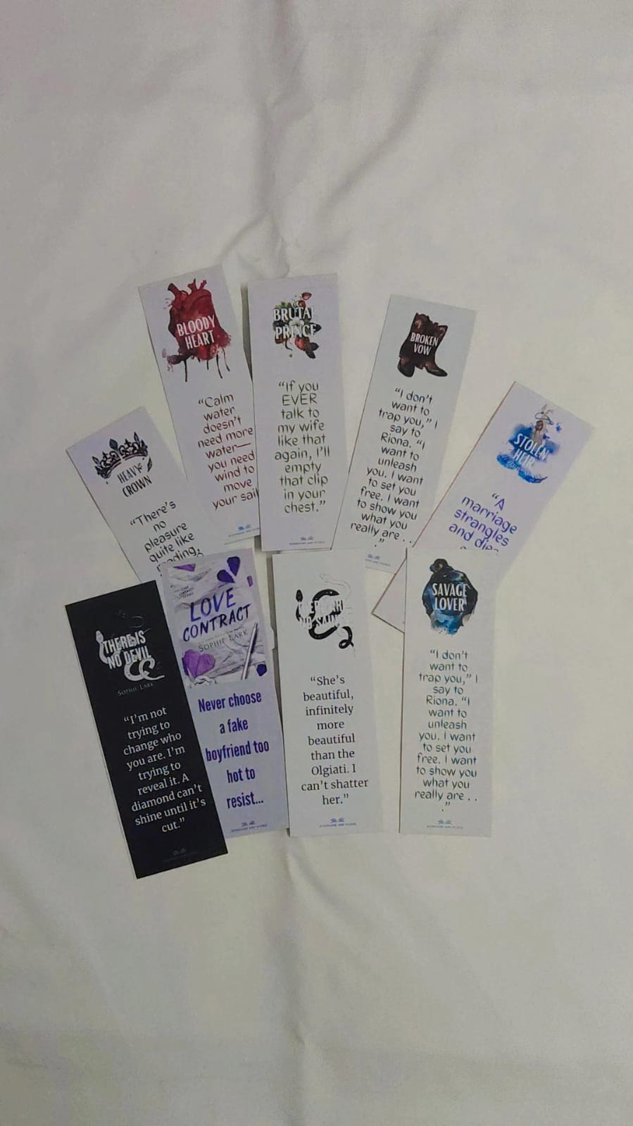 Sophie Lark Bookmarks