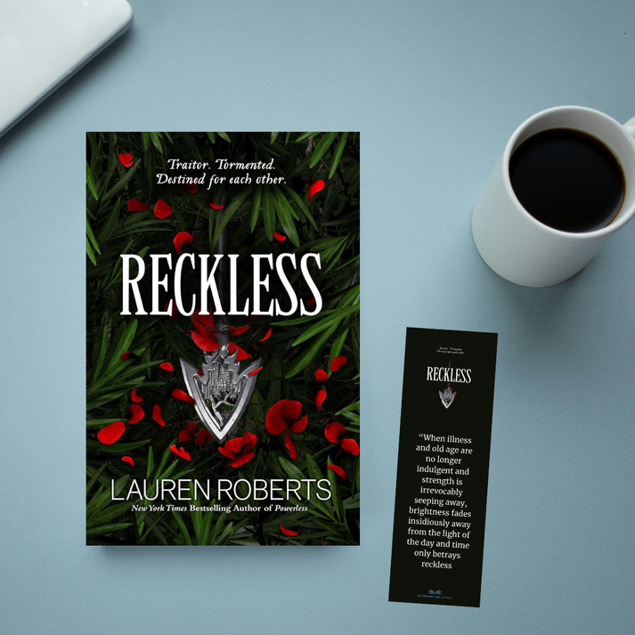 Rechless Bookmark Reckless (The Powerless Trilogy, #2) by Lauren Roberts – Bookmarkandworld