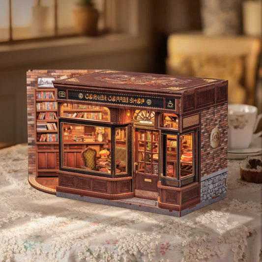 DIY Miniature House | CORNER COFFEE SHOP
