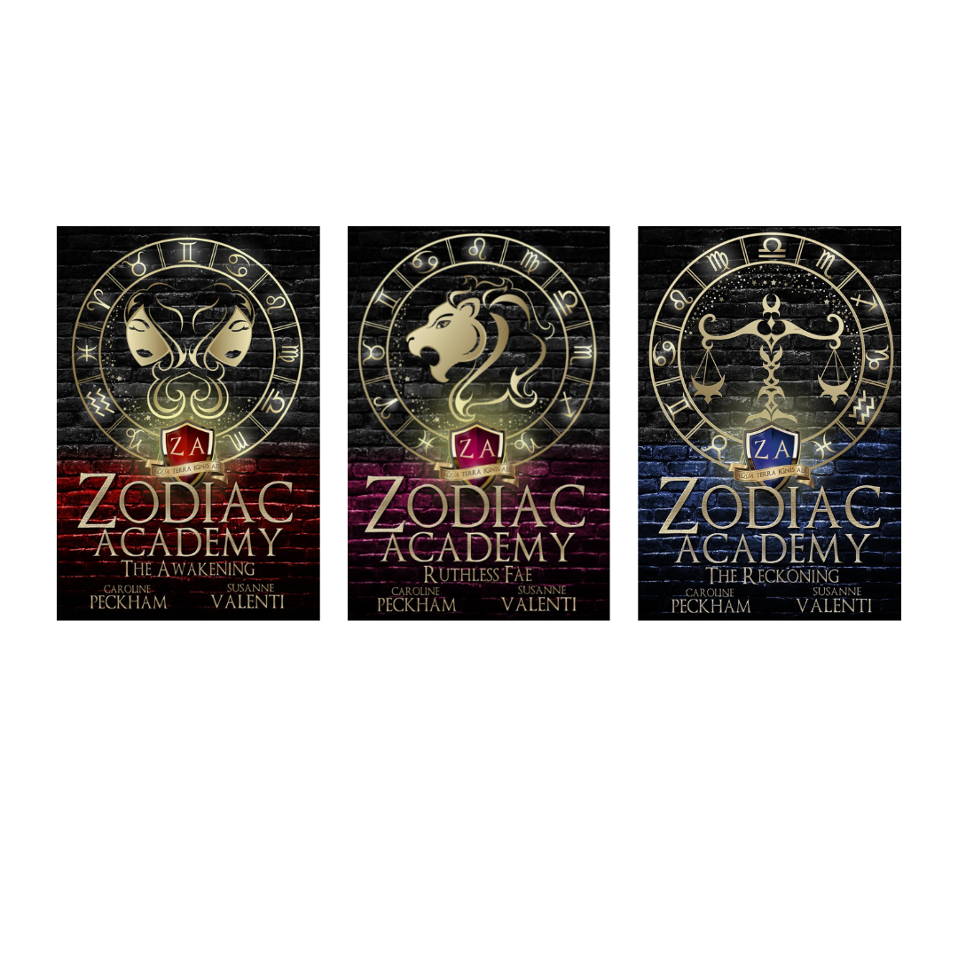 Zodiac Academy Series ( The Awakening , Ruthless Fae , The Reckoning) by by Caroline Peckham