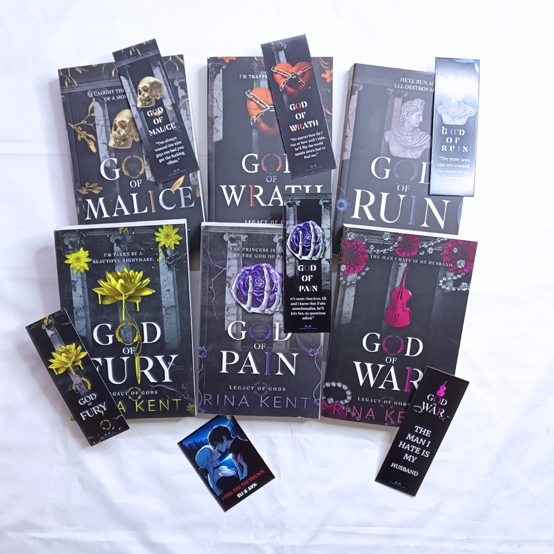 Legacy of Gods Series(God of Malice, God of Pain, God of Wrath, God of Ruin, God of Fury, God of War) by Rina Kent