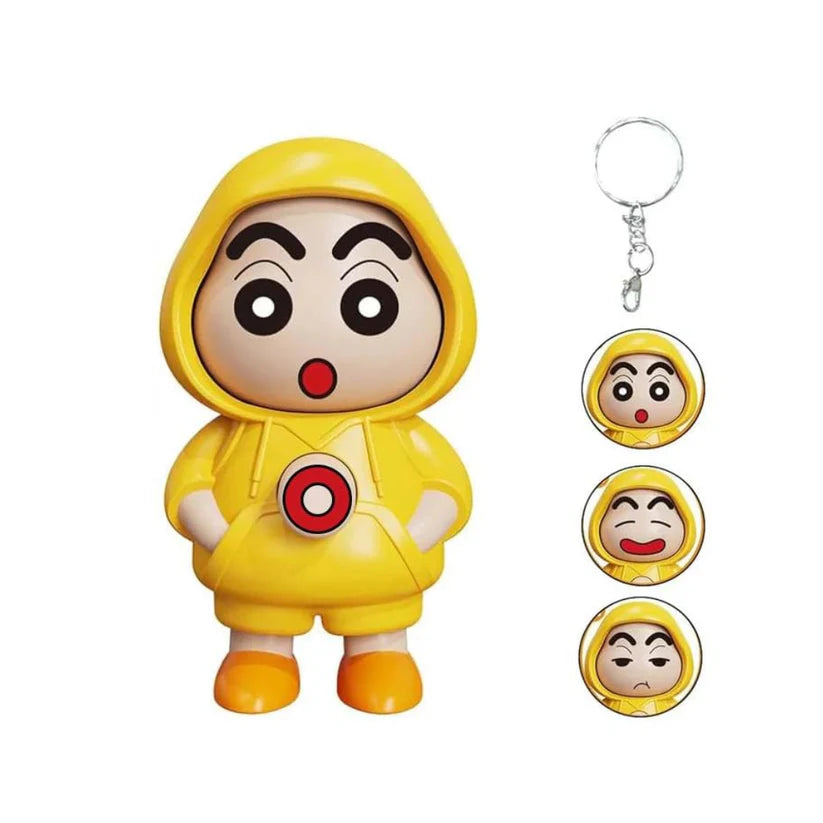 Shin-chan Face changing Keychain