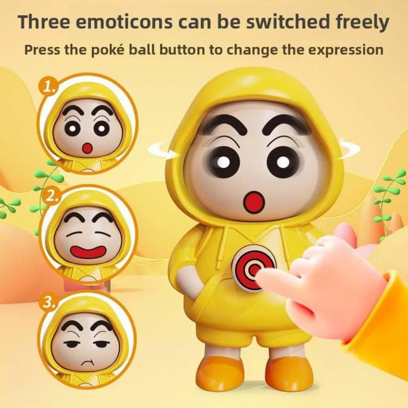 Shin-chan Face changing Keychain