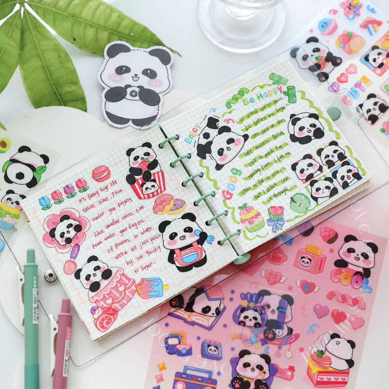 Panda Pet Matte Sticker