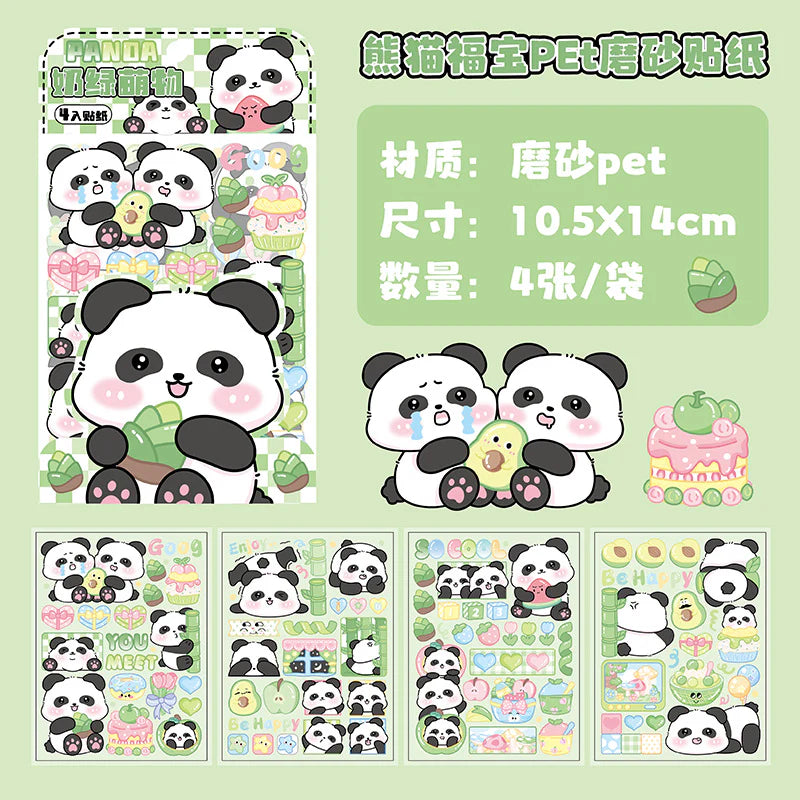 Panda Pet Matte Sticker