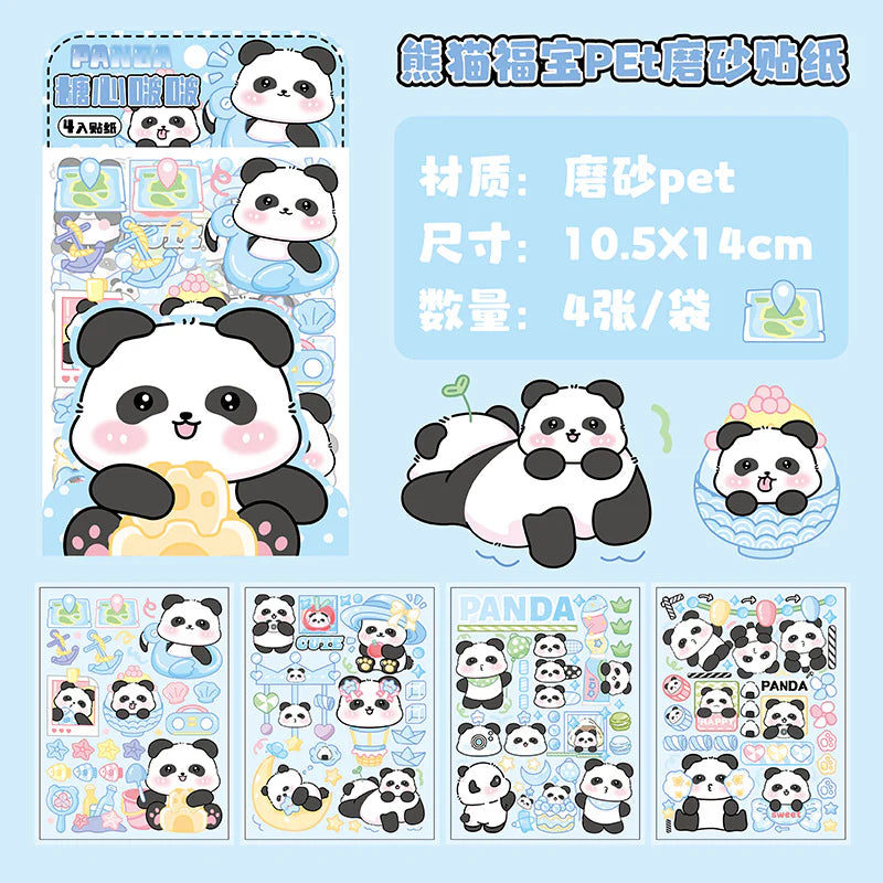 Panda Pet Matte Sticker