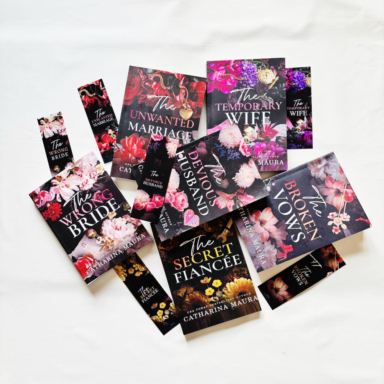 The Windsors Series (The Wrong Bride, The Temporary Wife,  The Unwanted Marriage, The Broken Vows, The Secret Fiancée, The Devious Husband) by Catharina Maura