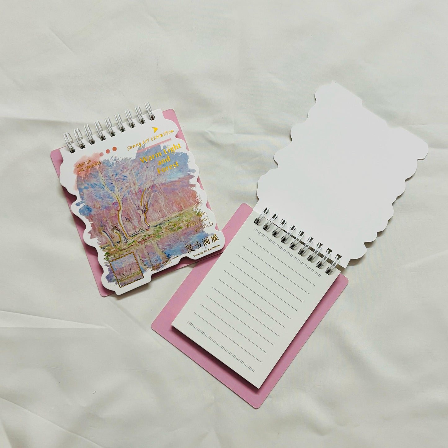Pastel Dreams Diary Top Open A7 Size
